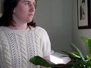 Isn’t it the cutest?! I finished this sweater last week & promptly wore it five days in a row. Then I gave it a couple days off & put it back on this morning. It’s cozy & warm, pleasantly slouchy/oversized, & the sleeves are perfection.⠀(These are the top-down set-in sleeves I did a blog tutorial about, so check that out if you missed it.)⠀I think this is the fifth time I have knit something with a physical & tangible connection to history. After my grandma died, my aunt sent me a box with some of her patterns, a bit of yarn, & a few unfinished projects. Using Thelma’s yarn, I finished a raglan Fisherman sweater she was making with leftovers. I also knit a pair of socks following a chart she’d drawn into one of her pattern books. The socks had a paint bucket & paintbrush — an important motif on that side of my family, since my great-grandfather was a house painter. I imagine my grandma might have made her own pair of those socks for my grandpa. I knit my pair for my dad.⠀A year or two ago, I found a bag of fingering-weight baby blue and white